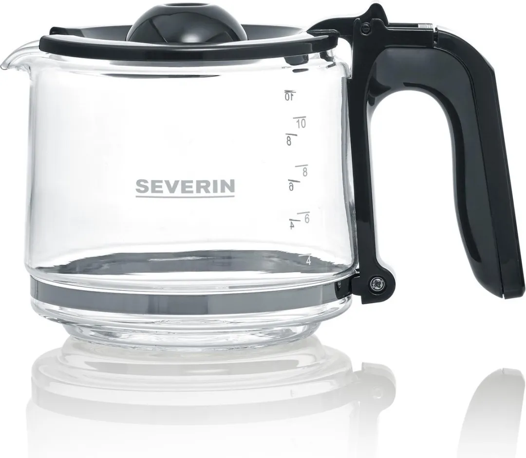 Severin KA 4826 Koffiezetter 1000W - 8 Kopjes - 1.25L - Zwart/RVS