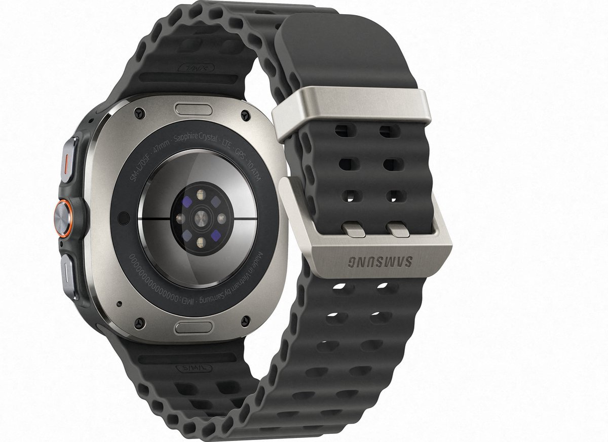 Samsung Galaxy Watch Ultra (2025) - Smartwatch - 47mm - E-simkaart - Titanium Silver + 1 jaar extra garantie