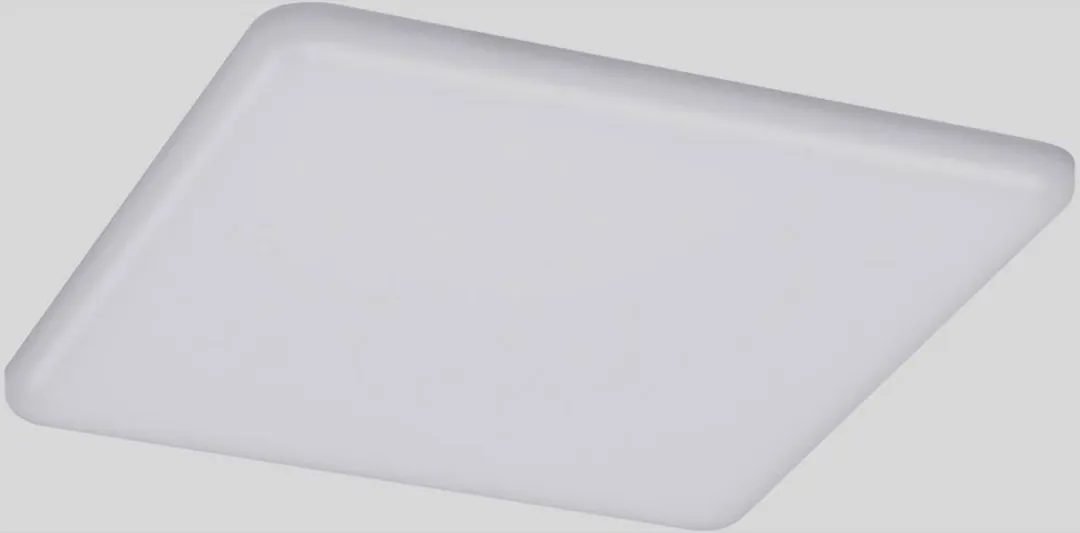 Paulmann VariFit Veluna LED-inbouwpaneel 17W 1400lm 3000K - 185x185mm - Satijn
