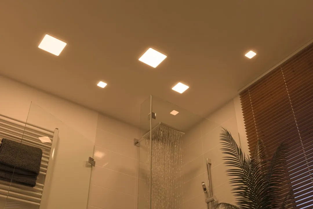 Paulmann VariFit Veluna LED-inbouwpaneel 17W 1400lm 3000K - 185x185mm - Satijn - afbeelding 6 van 6