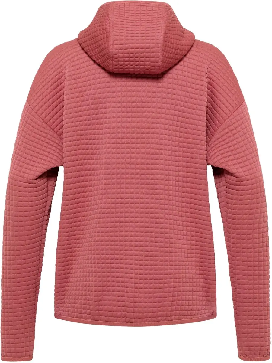 Jack Wolfskin Mogari Hooded FZ Fleece Dames - Rood - S - afbeelding 4 van 6
