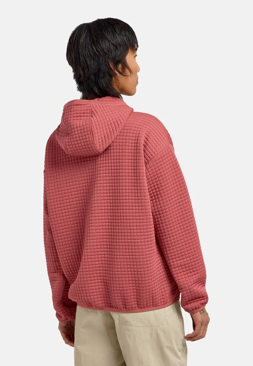Jack Wolfskin Mogari Hooded FZ Fleece Dames - Rood - S - afbeelding 5 van 6