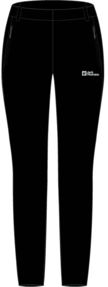 Jack Wolfskin Hikeout Pants Dames - Outdoorbroek - Zwart - afbeelding 6 van 6