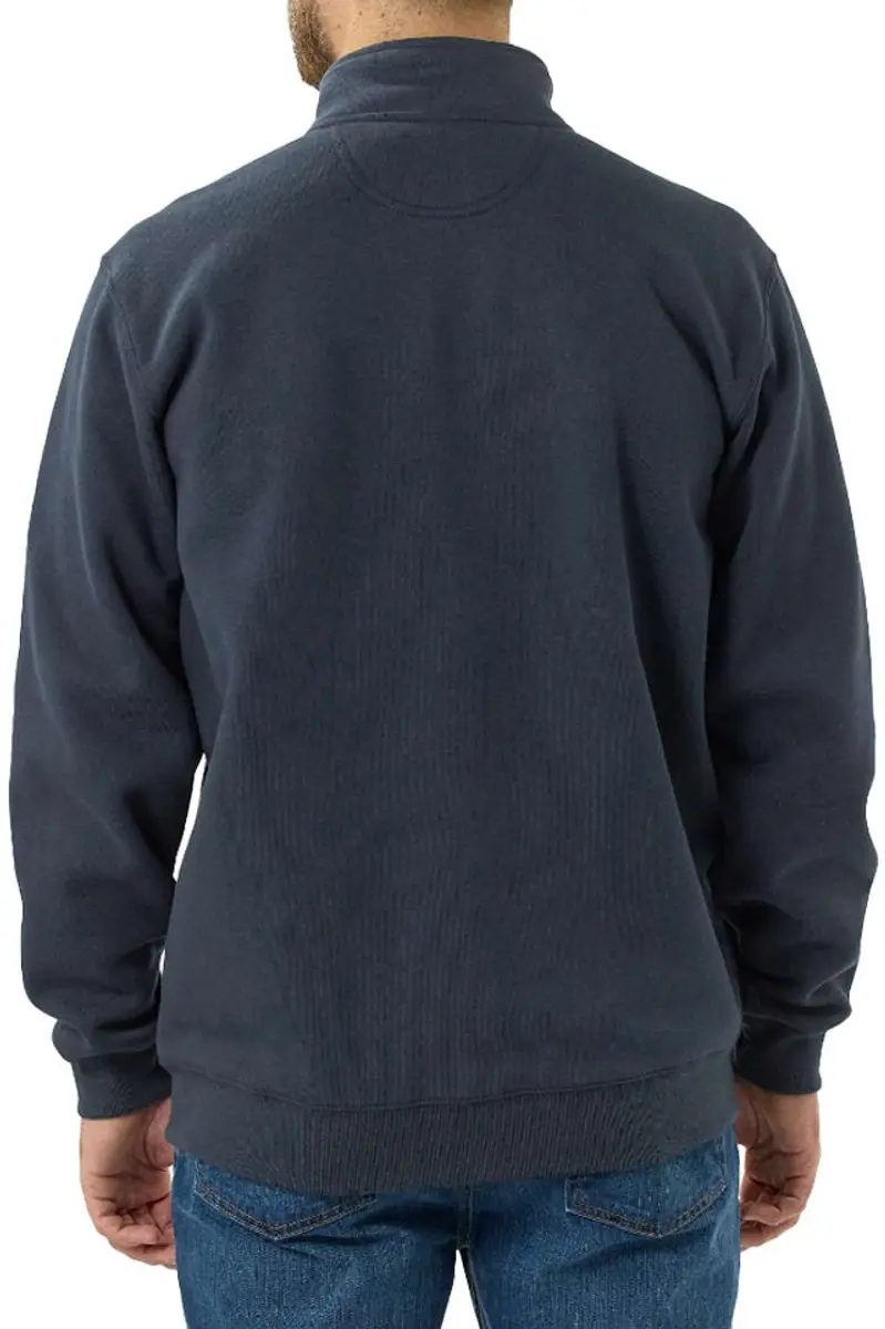 Carhartt Quarter-Zip Sweatshirt Heren - Carbon Heather - afbeelding 3 van 6