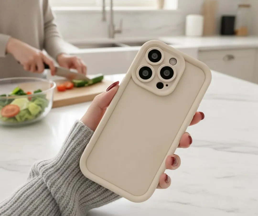 NUVEX iPhone 16 Pro Hoesje - 3 Stuks - Zwart/Beige/Bruin