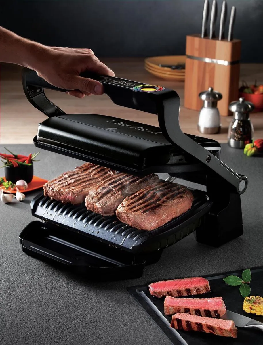Tefal Optigrill+ GC712812 Contactgrill - 2000W - Zwart - afbeelding 6 van 6