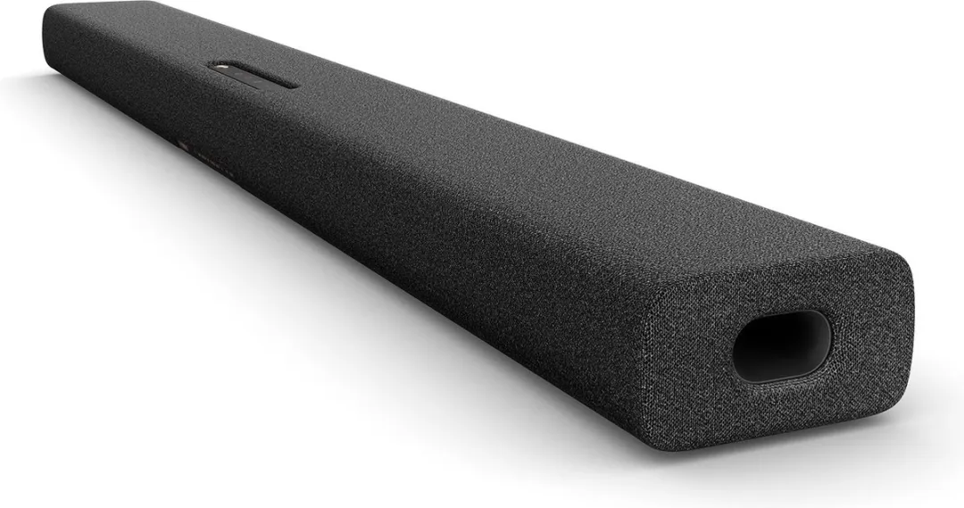 Yamaha TRUE X BAR 40A – Dolby Atmos Soundbar met Ingebouwde Subwoofers – WiFi, Bluetooth, AirPlay 2 – 180W – Donker Grijs