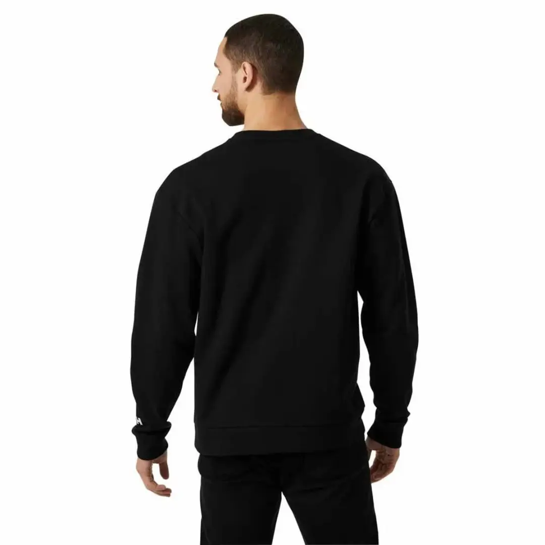 Helly Hansen YU Crew 2.0 Sweatshirt - Zwart - M - afbeelding 2 van 4