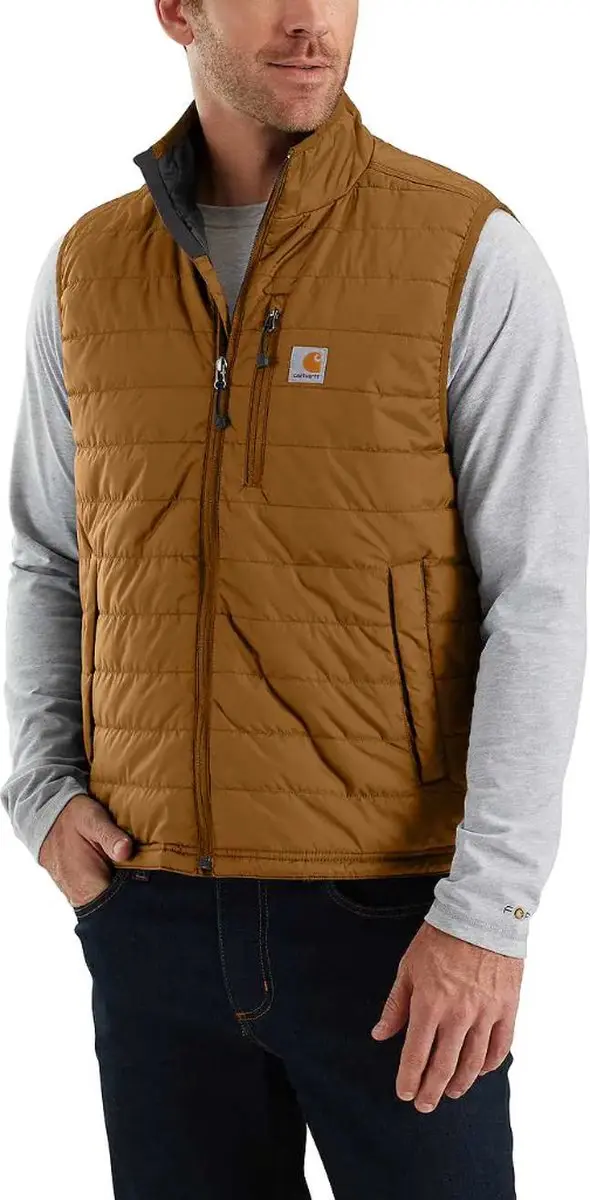 Carhartt Rain Defender Relaxed Fit Bodywarmer - Bruin - S - afbeelding 6 van 6
