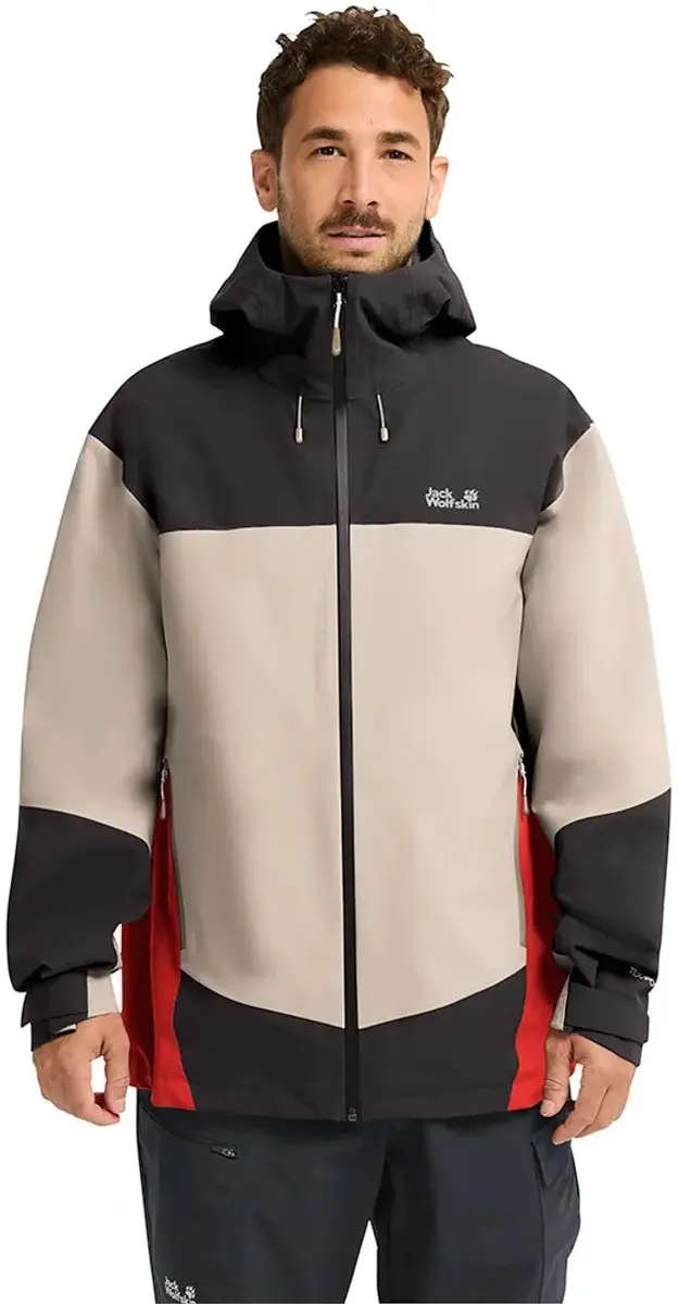 Jack Wolfskin Rockpaw 3l Jas Beige L Man