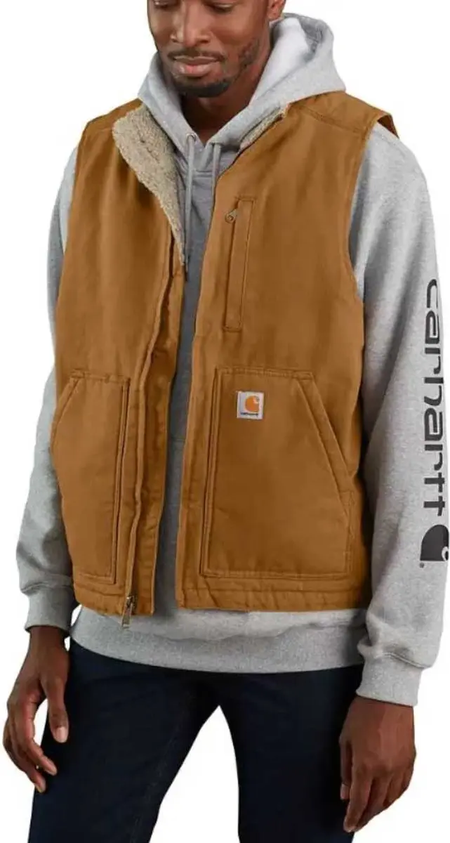 Carhartt Washed Duck Mock Neck Vest