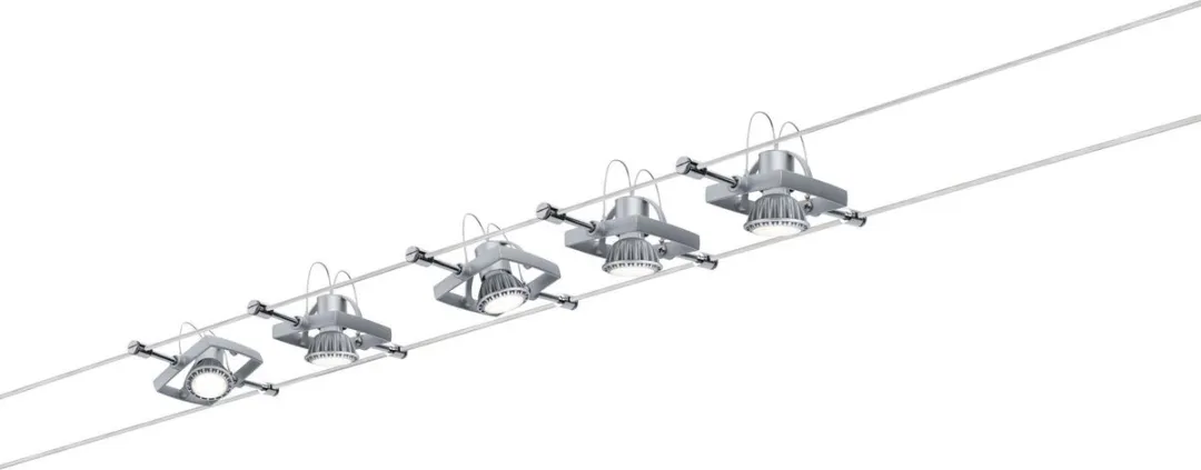 Paulmann WS Set Mac II GU5.3 - 5x10W - Chroom mat
