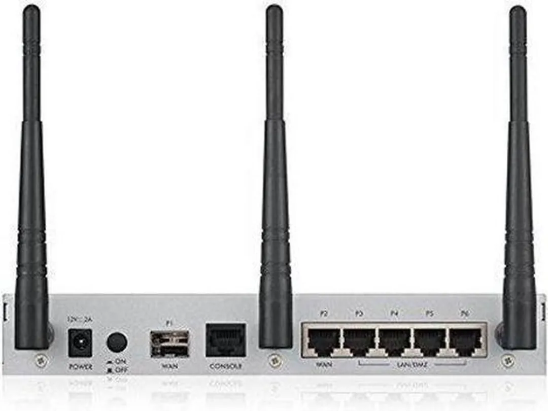 Zyxel USG20W-VPN Firewall - 6x LAN, 1x WAN - Grijs/Rood - afbeelding 5 van 6