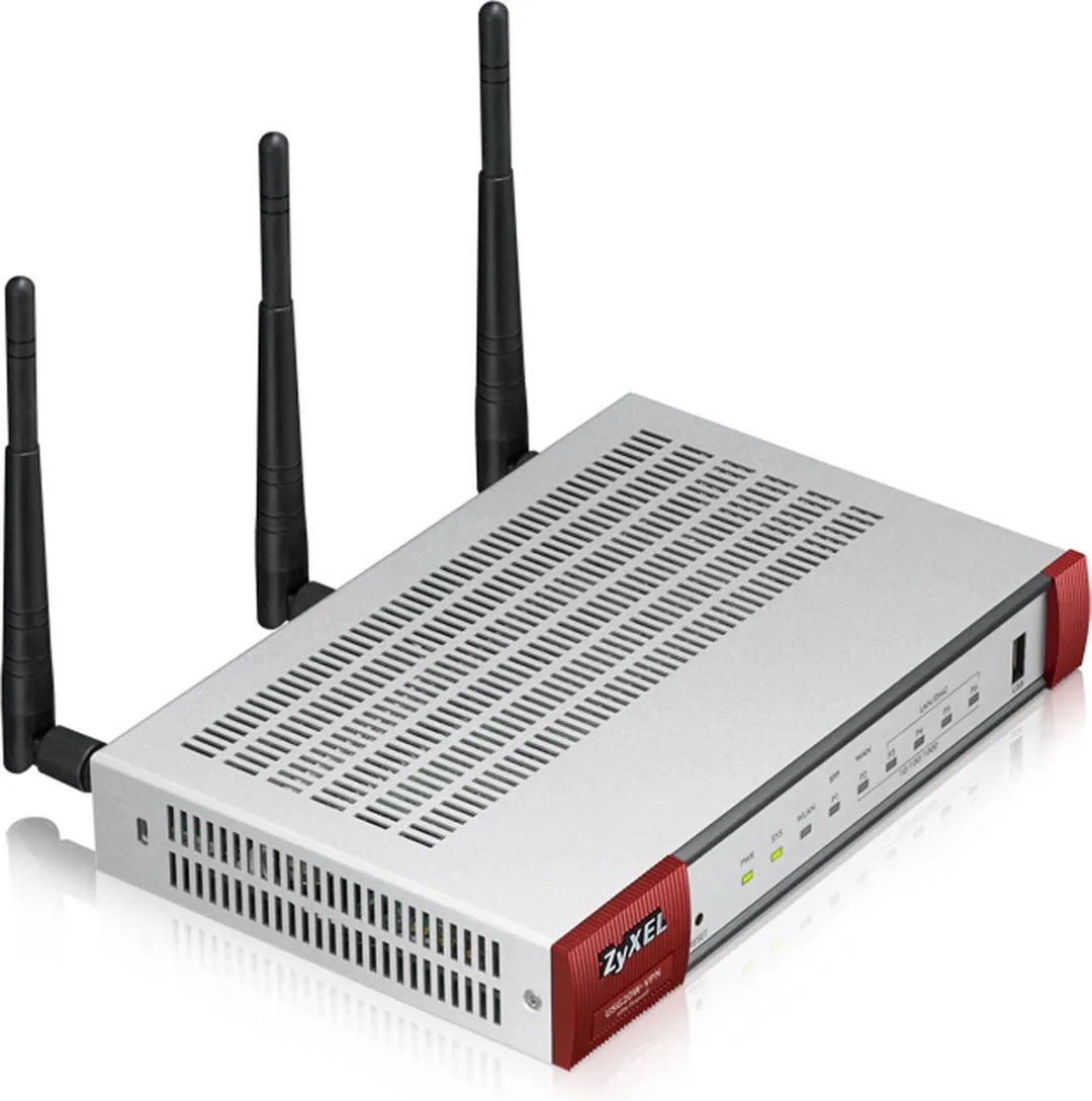 Zyxel USG20W-VPN Firewall - 6x LAN, 1x WAN - Grijs/Rood - afbeelding 4 van 6