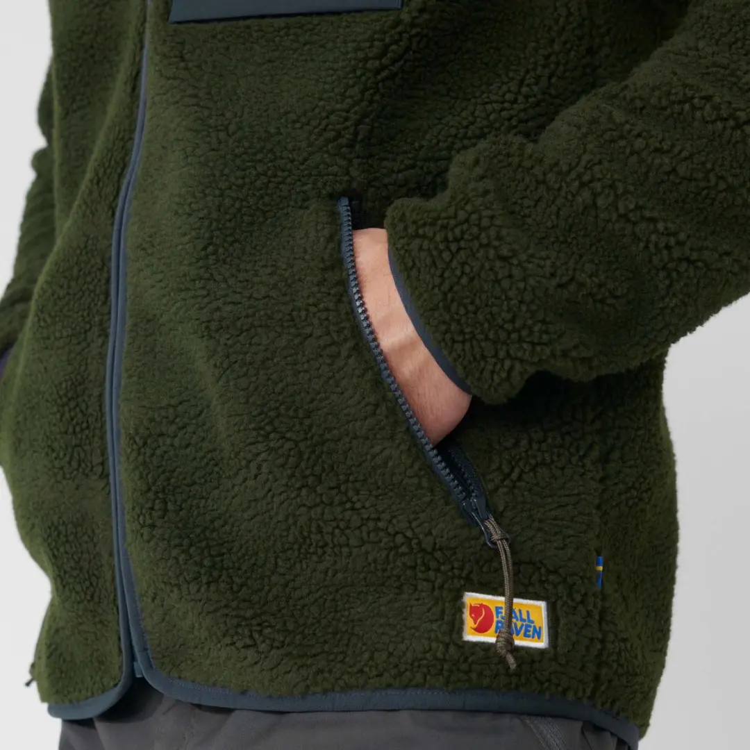 Fjällräven Vardag Pile Fleece - Deep Forest - M - afbeelding 4 van 5