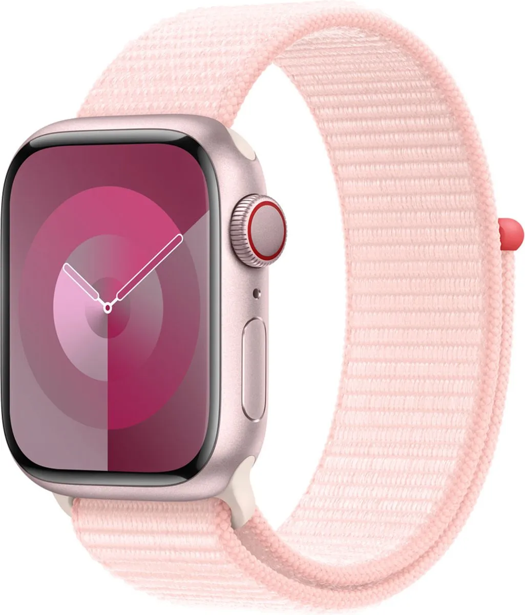 Apple Sport Loop Horlogeband Lichtroze - 41mm