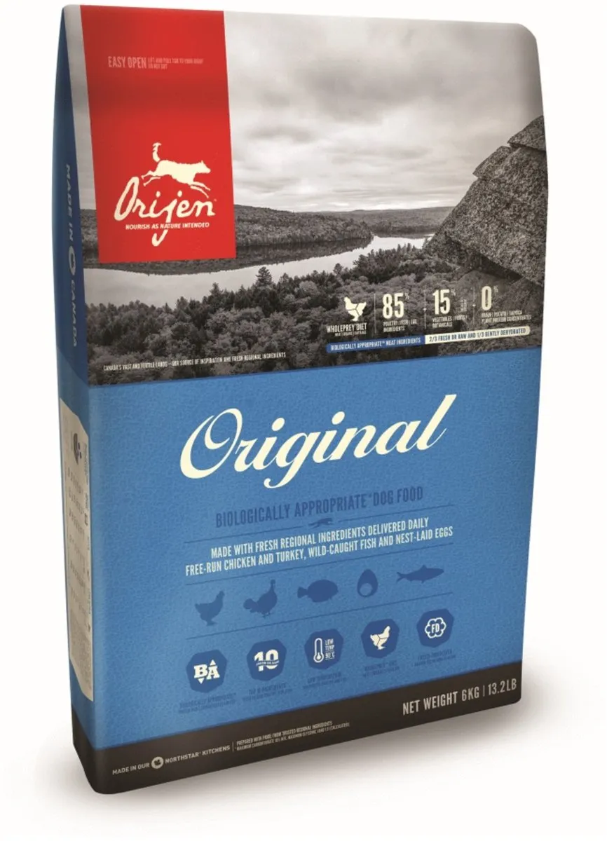 Orijen Whole Prey Original Dog Kip & Kalkoen 340g