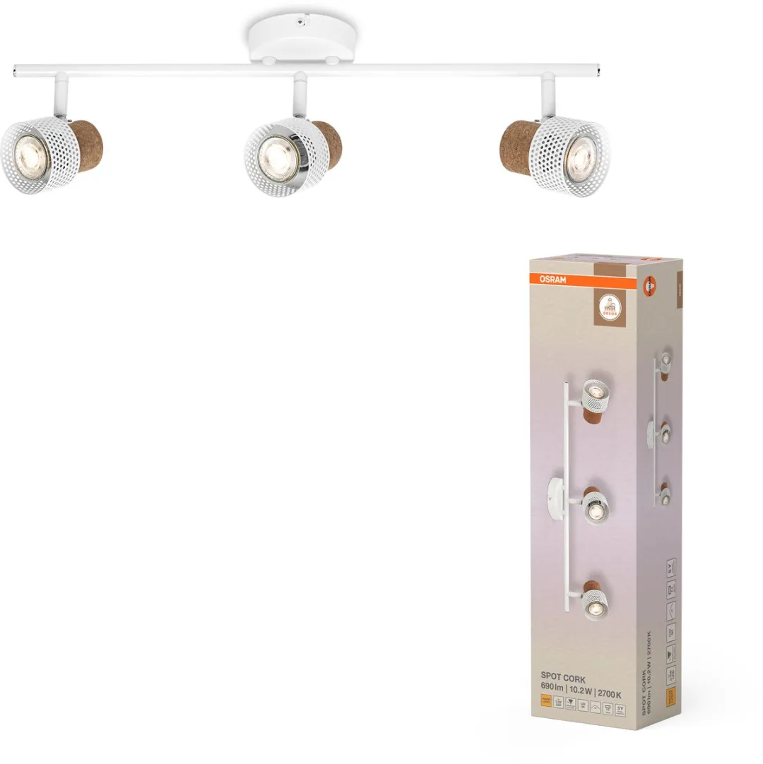 Osram Decor Spot Cork GU10 - 3x3,4W 690lm Warm Wit