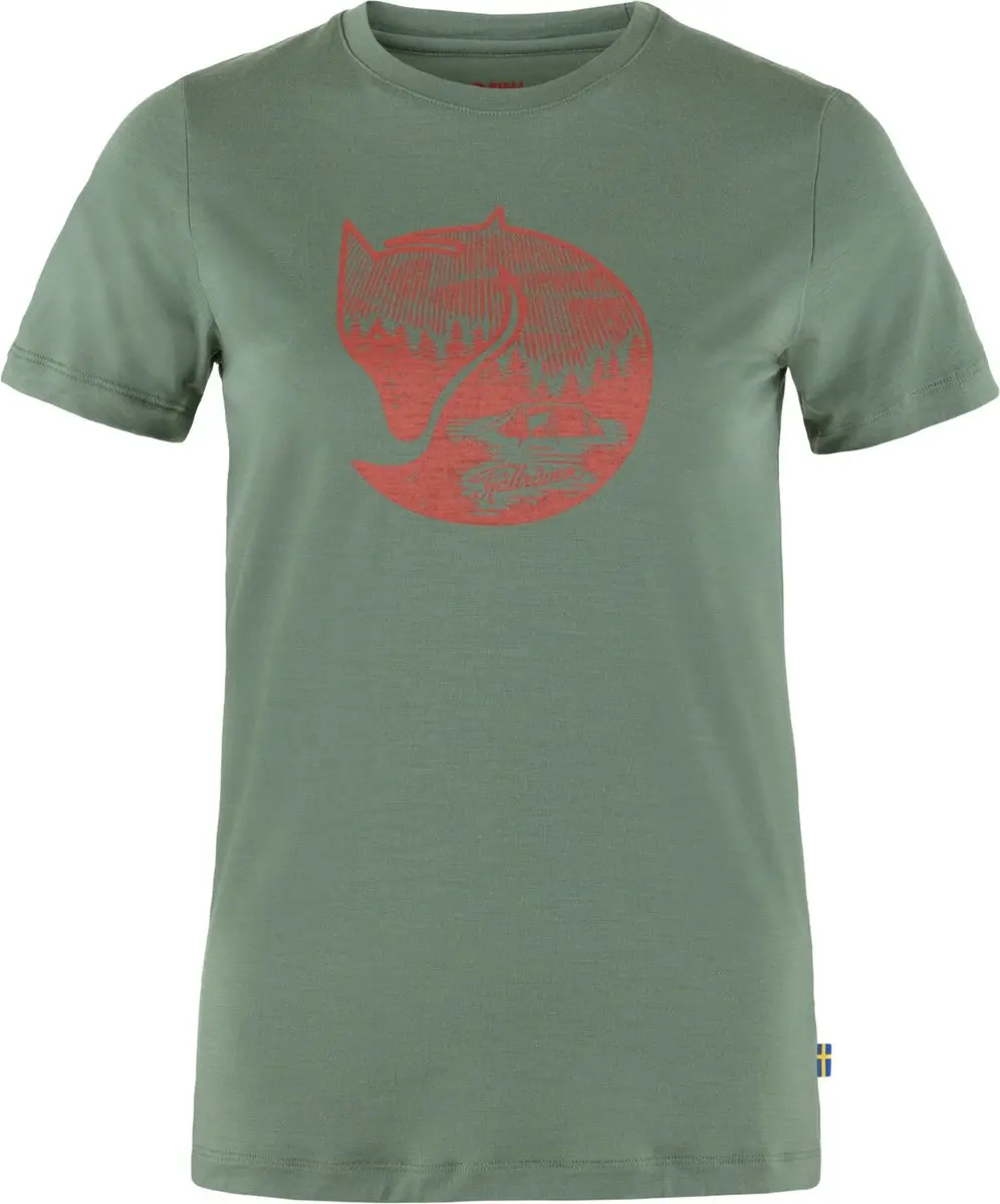 Fjällraven Abisko wool fox SS T-shirt W
