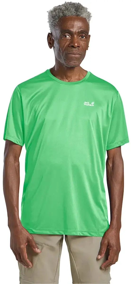 Jack Wolfskin Tech T-shirt Met Korte Mouwen Groen M Man
