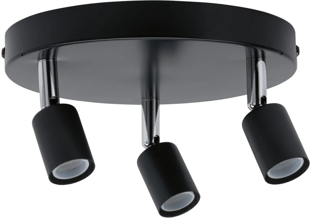 Paulmann Spotlight Carolina IP44 GU10 3x10W - Antraciet/Chroom