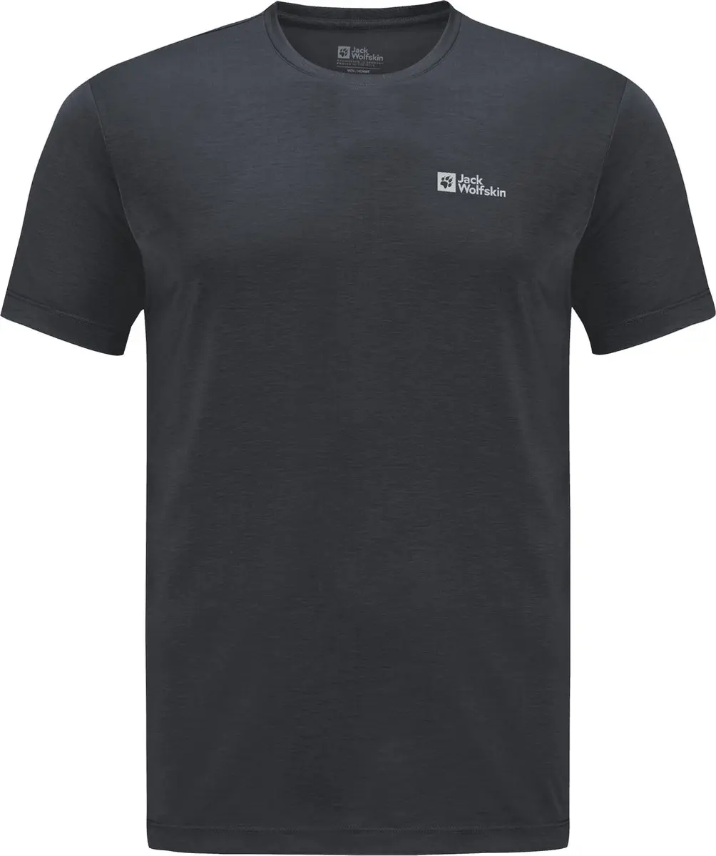 Jack Wolfskin VONNAN S/S T M Heren Outdoorshirt - phantom - Maat XXL