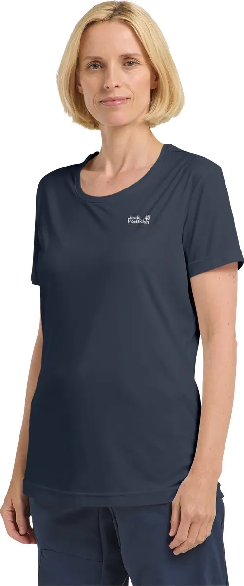 Jack Wolfskin Tech T-Shirt Dames - Midnight Sky - afbeelding 6 van 6