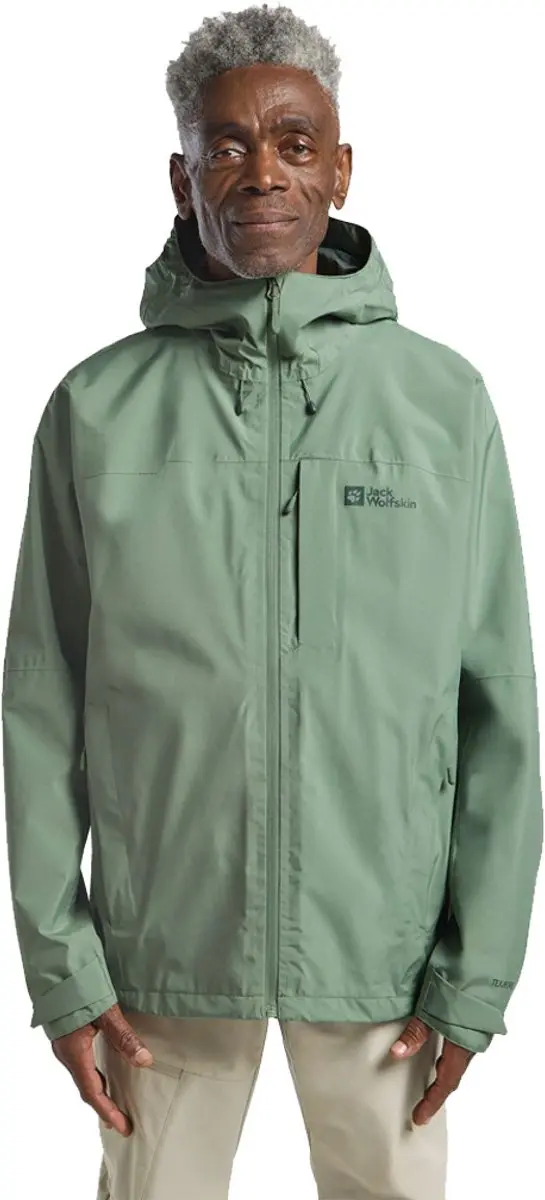 Jack Wolfskin Tempest 2L Jacket Men - Outdoorjas - Heren - Groen - Maat M