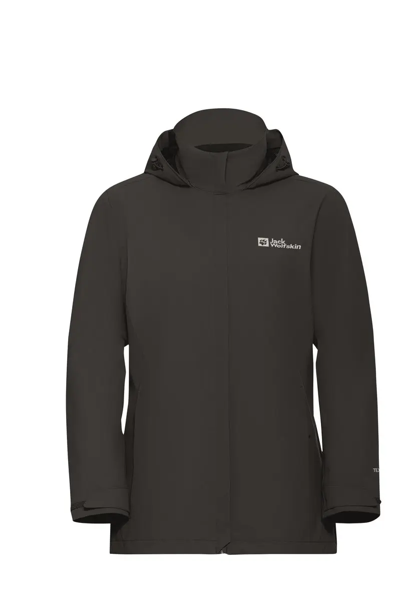 Jack Wolfskin Trailtime 2L Jacket Women - Jas - Dames - Zwart - Maat XL