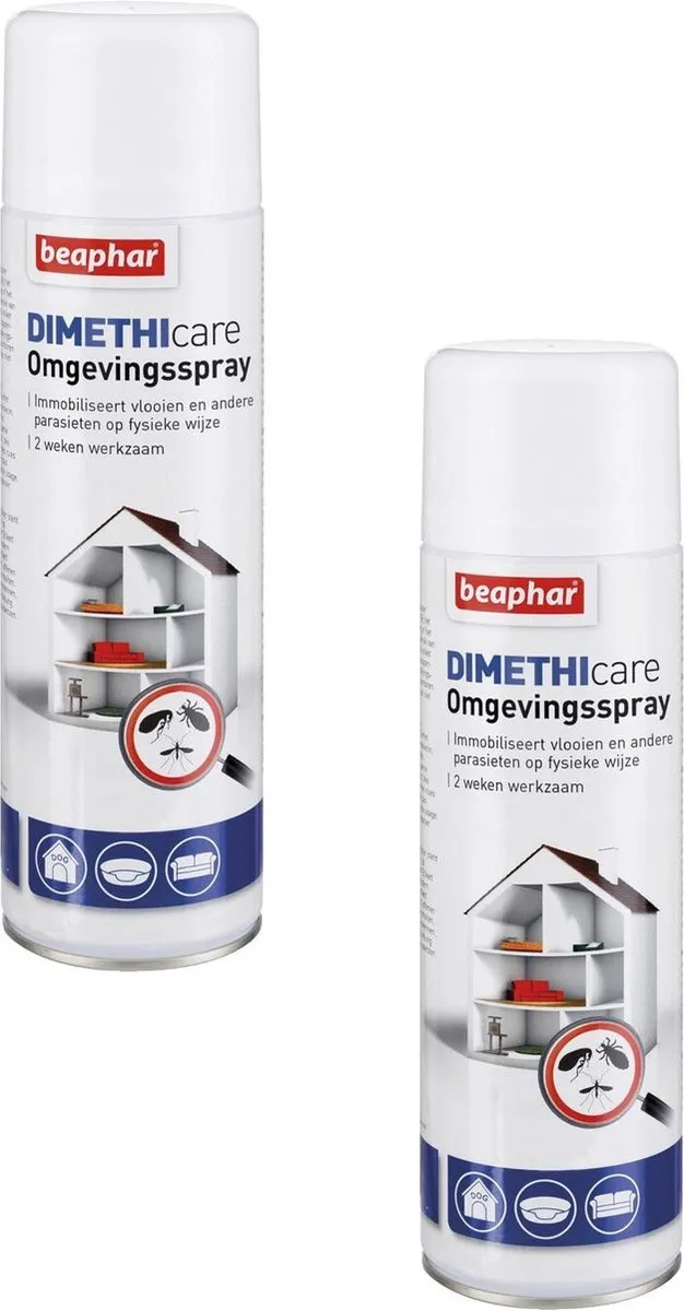 Beaphar Dimethicare Omgevingsspray 2x400ml