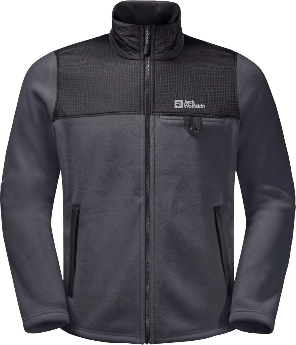 Jack Wolfskin Dna Grizzly Fleece FZ Heren Outdoor Jas