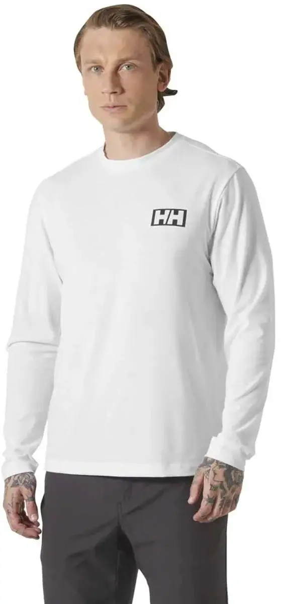Helly Hansen Skog Graphic Tee T-shirt Met Lange Mouwen Wit XL Man