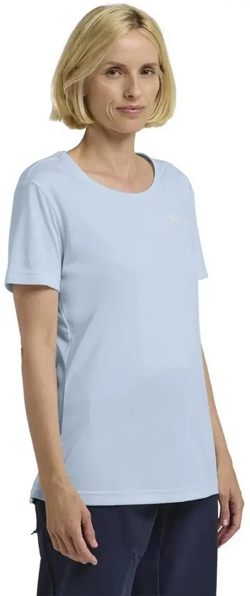 Jack Wolfskin Tech T-shirt Met Korte Mouwen Blauw XS Vrouw
