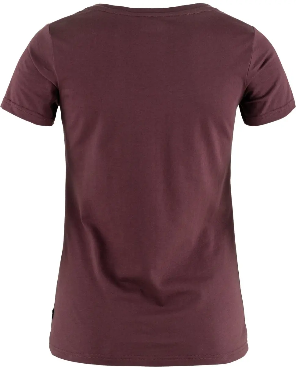 Fjällräven 1960 Logo T-shirt Dames - Port - M - afbeelding 2 van 2