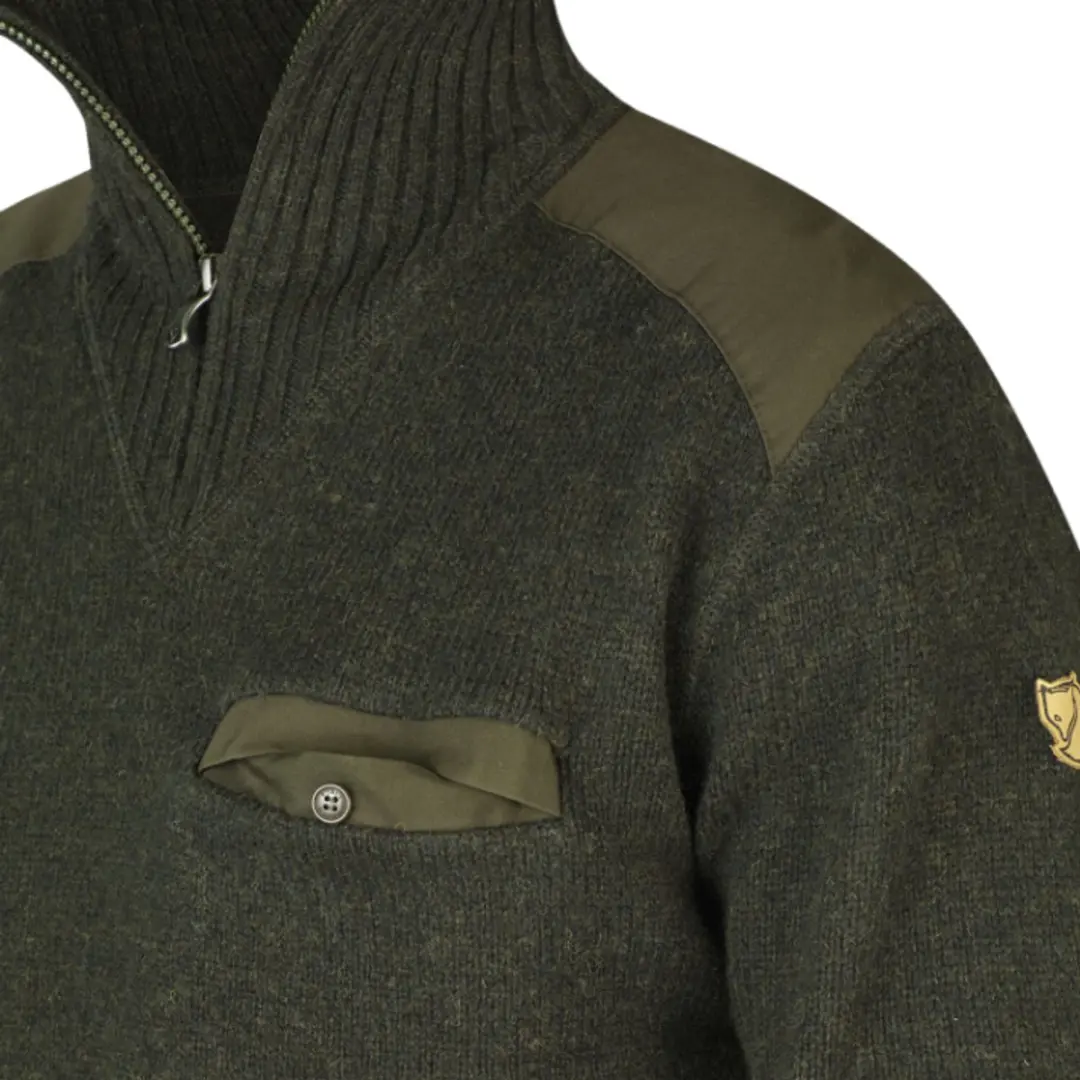 Fjällräven Koster Sweater Heren - Olijfgroen - afbeelding 2 van 6
