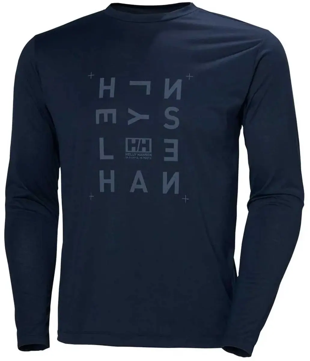 Helly Hansen Skog Graphic Jersey - Navy - S - afbeelding 4 van 4
