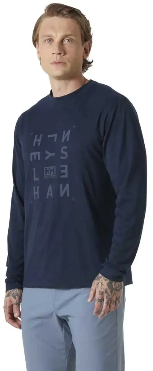 Helly Hansen Skog Graphic Jersey - Navy - S