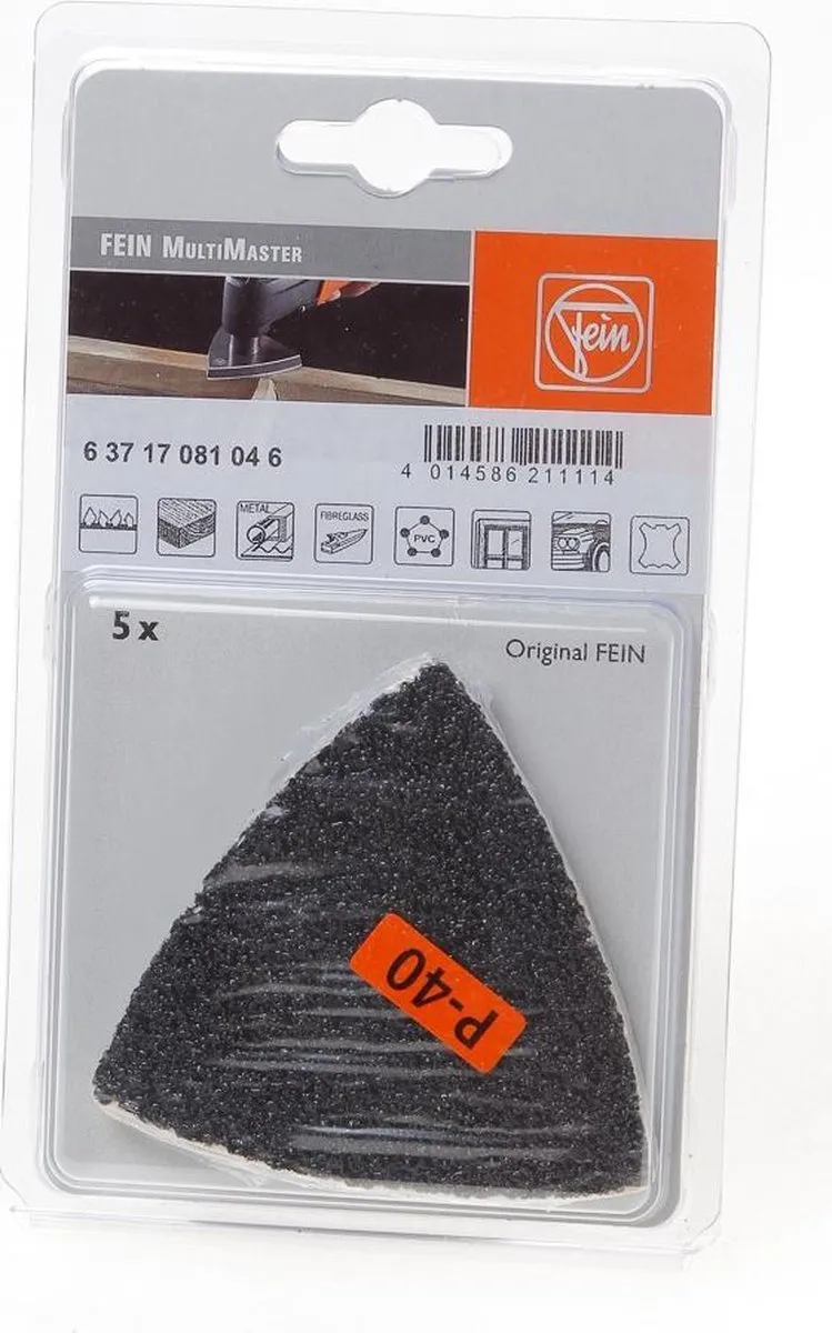Fein Schuurpapier 40 korrel - 5 Stuks