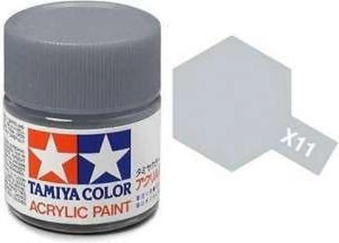 Tamiya X-11 Chrome Silver Acrylverf 23ml