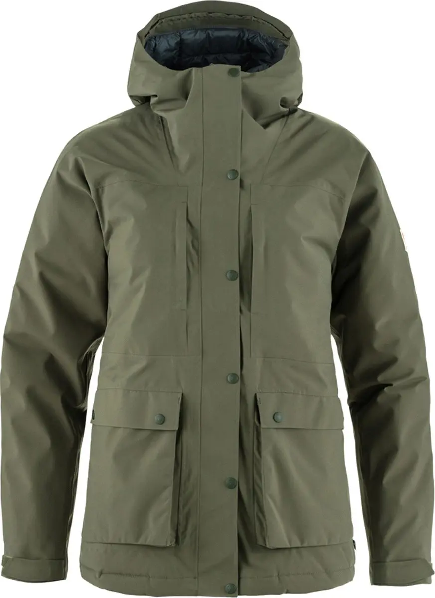 Fjällräven High Coast Hydratic Padded Jas Groen S Vrouw