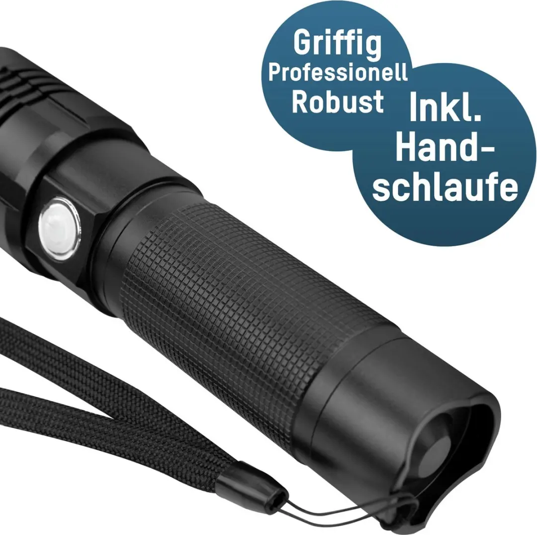 Ansmann Pro 3000 R 1600-0445 Zaklamp - Zwart - afbeelding 4 van 6