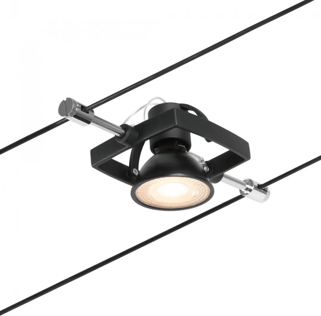Paulmann 94434 Kabelsysteem GU5.3 - 5 Lichtpunten - Zwart/Chroom - afbeelding 6 van 6