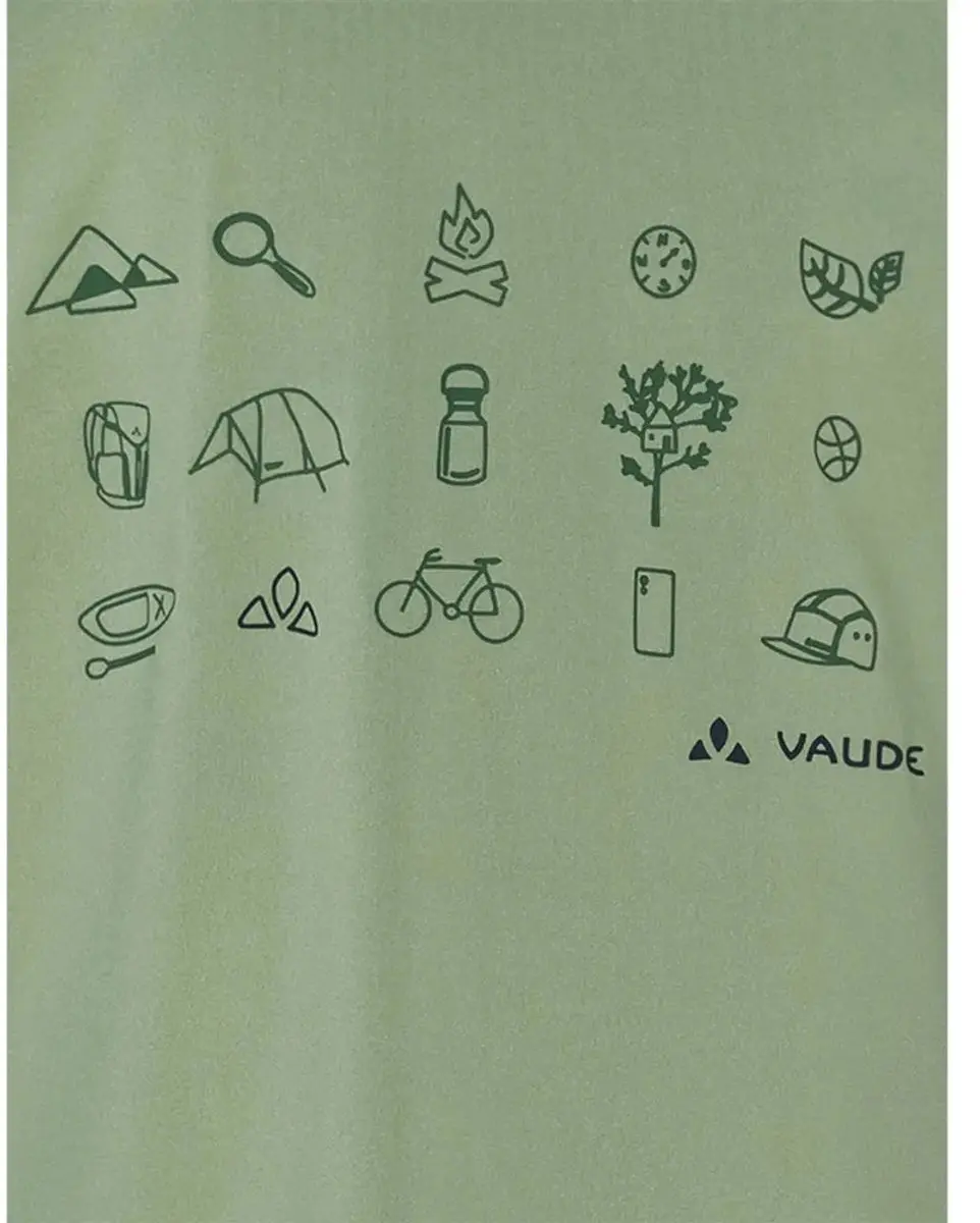 VAUDE Solaro III Kindershirt Lange Mouwen - Groen 110 - afbeelding 5 van 6