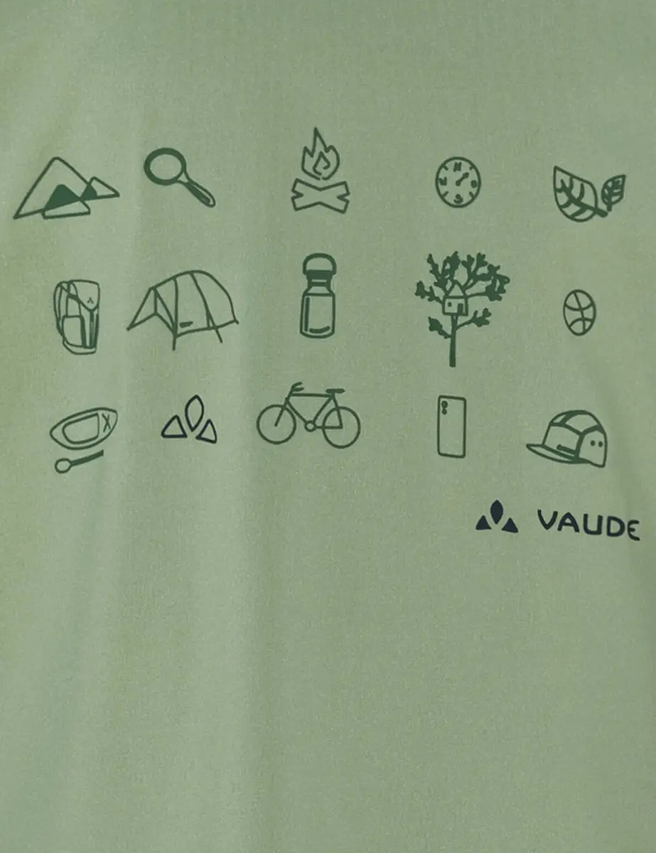 VAUDE Solaro III Kindershirt Lange Mouwen - Groen 110 - afbeelding 3 van 6
