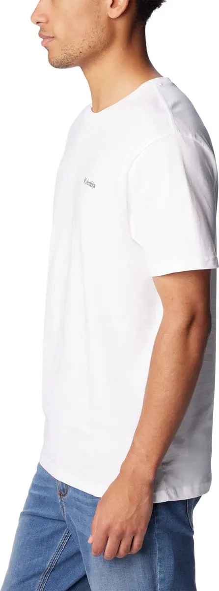 Columbia CSC Basic Logo Heren T-shirt - Wit - M - afbeelding 4 van 6
