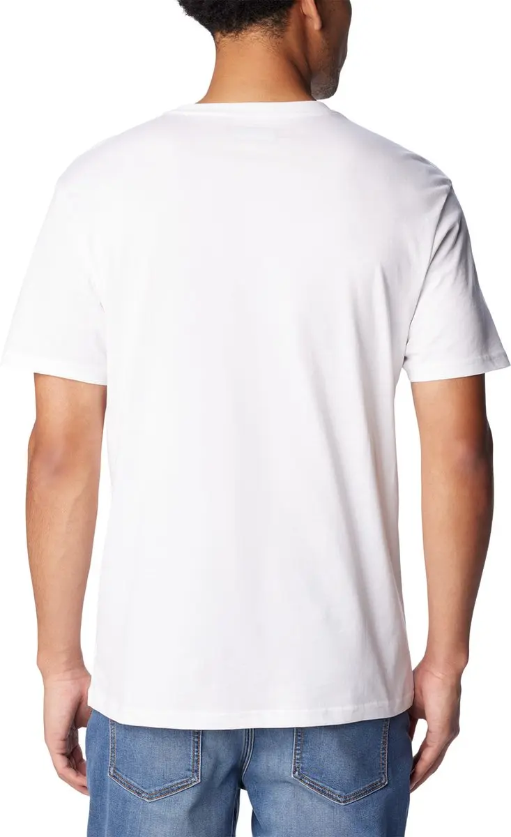 Columbia CSC Basic Logo Heren T-shirt - Wit - M - afbeelding 3 van 6