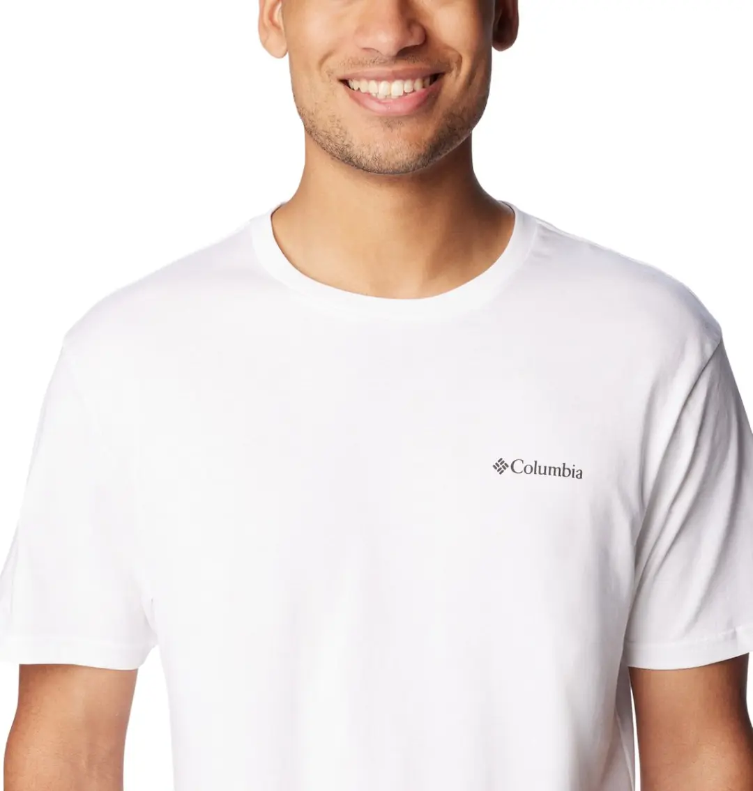 Columbia CSC Basic Logo Heren T-shirt - Wit - M - afbeelding 5 van 6