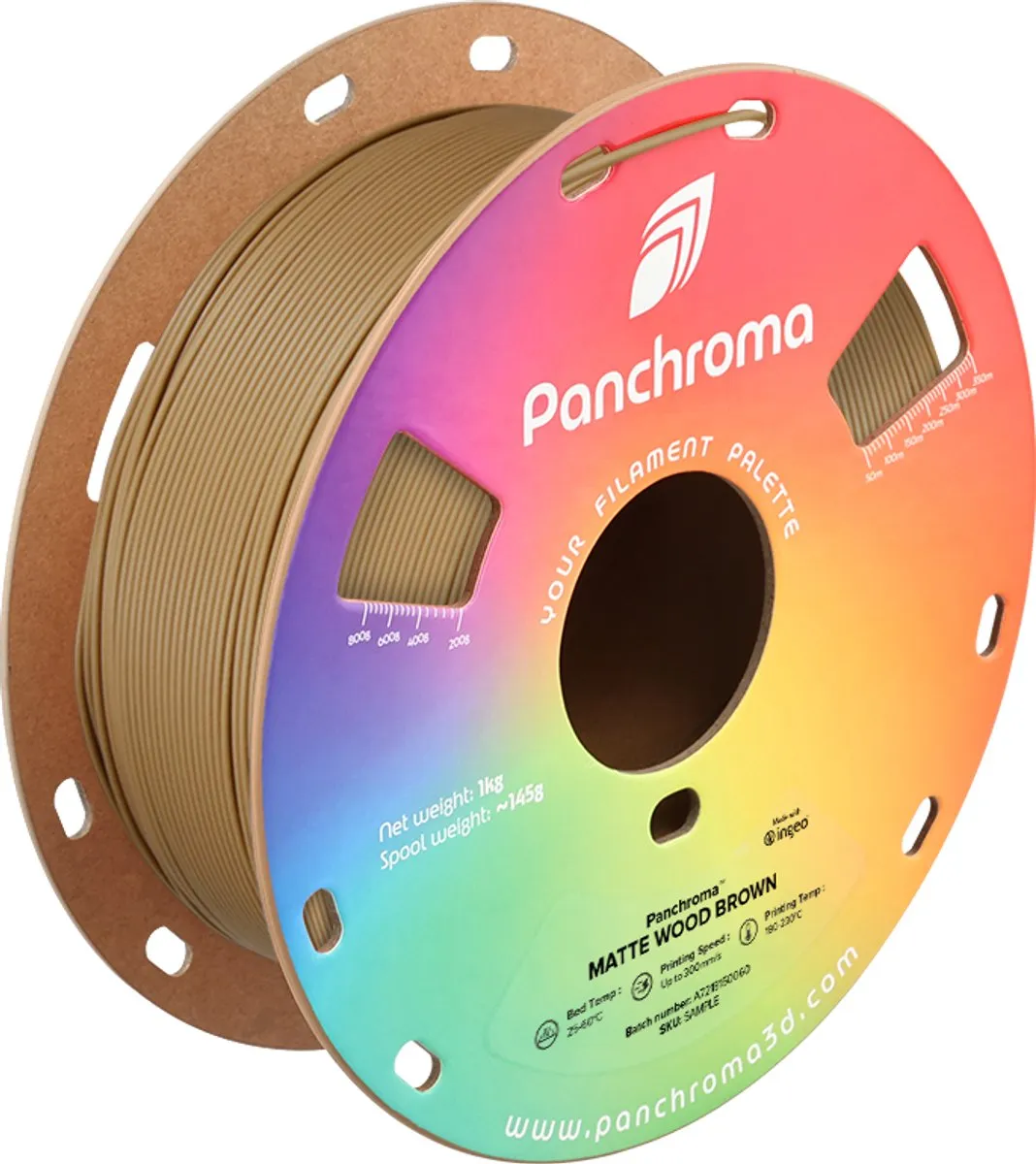 Polymaker PolyTerra PLA Matte Wood Brown 1.75mm