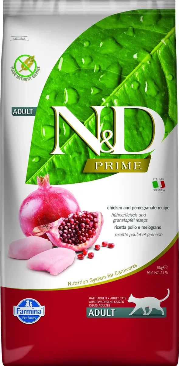 Farmina N&D Prime Kip & Granaatappel Kattenvoer 5kg