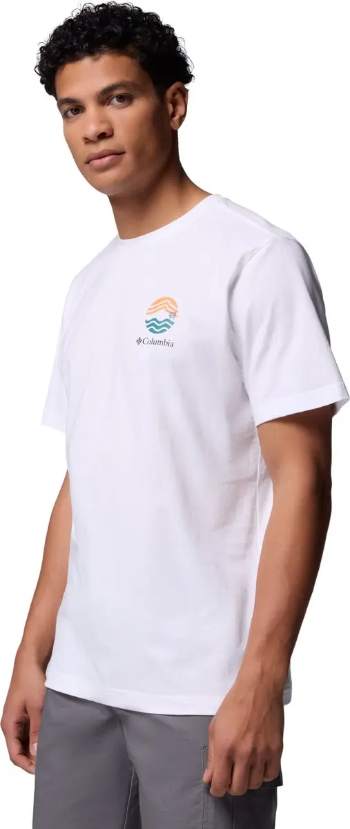 Columbia Kettle River Outdoor T-Shirt Heren - Wit - L - afbeelding 2 van 5